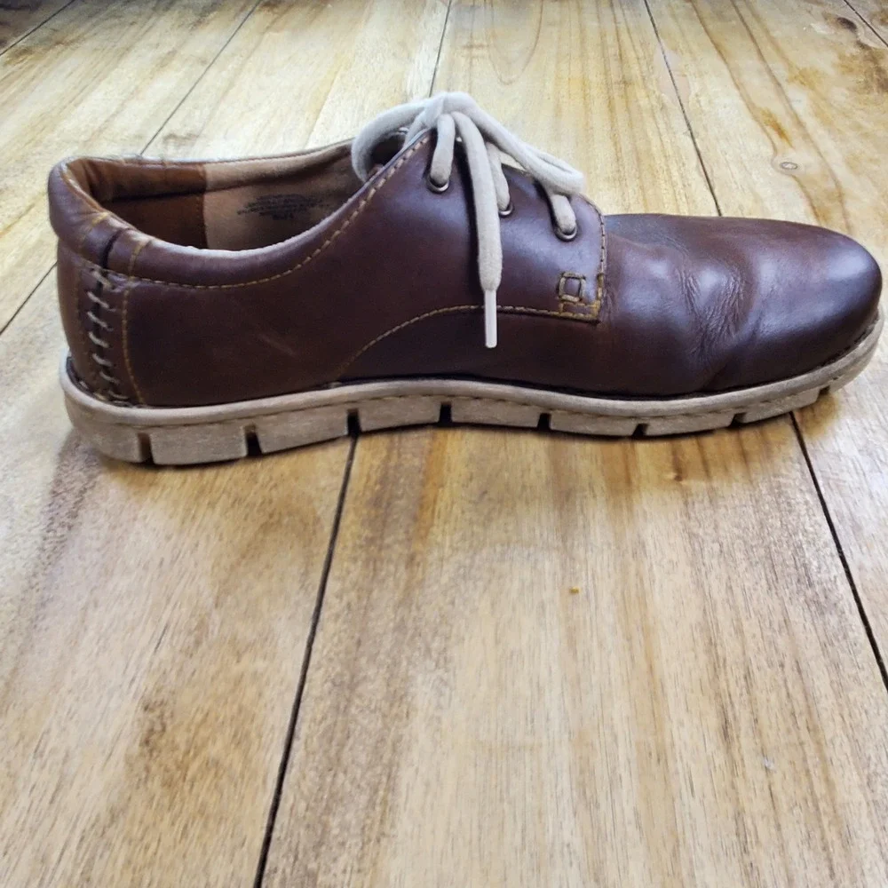 Born Oxford Shoes Mens 14 Brown Leather Handcrafted Casual Comfort H47423